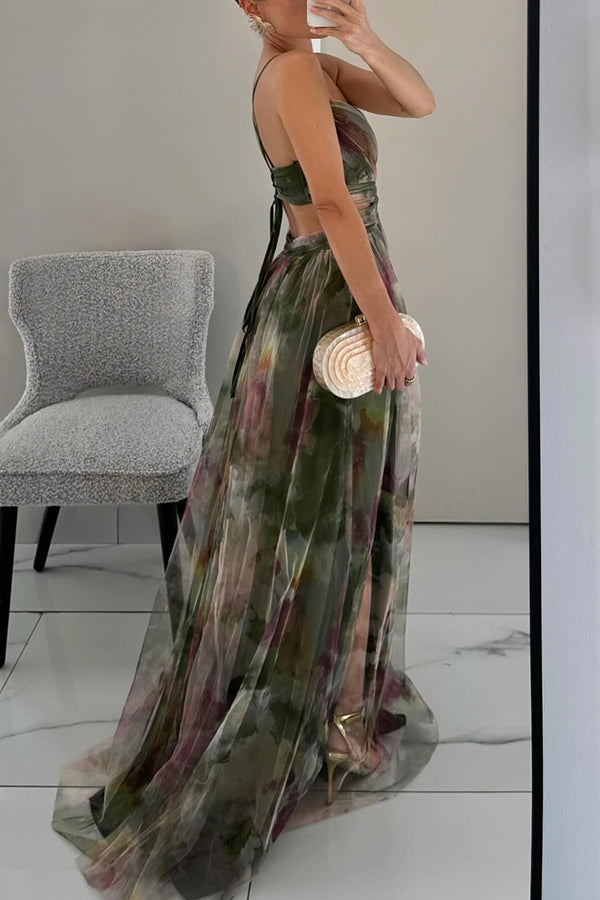 Esme – Flowing Patterned Dress