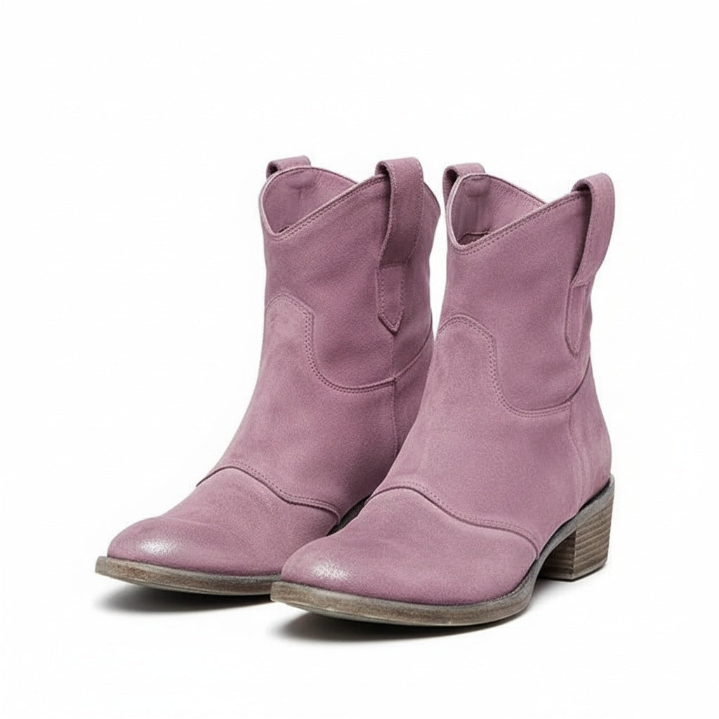Vintage Cowboy Ankle Boots