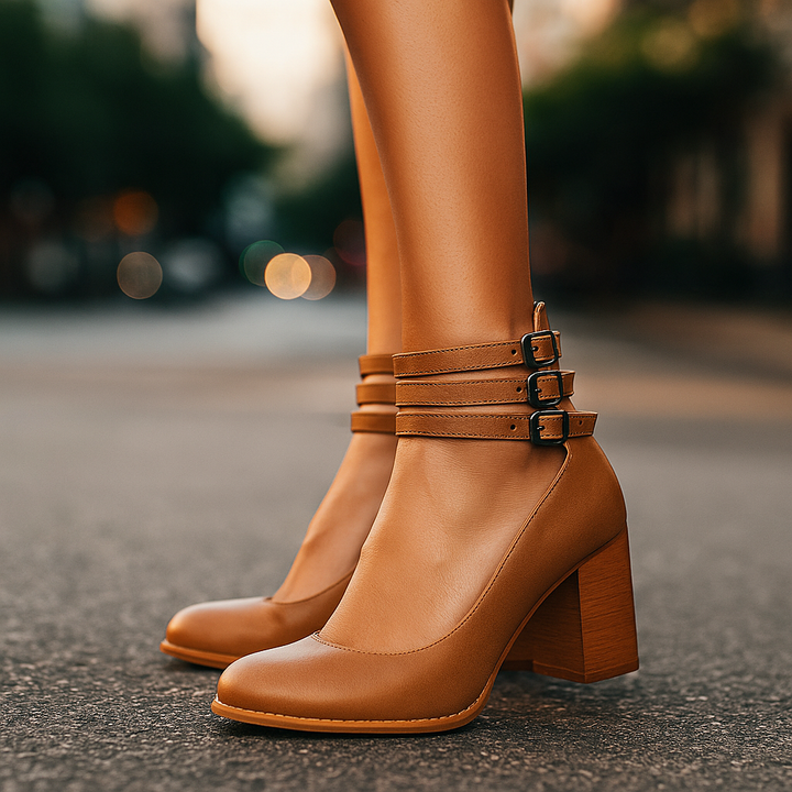 Aurelia Heels with Straps