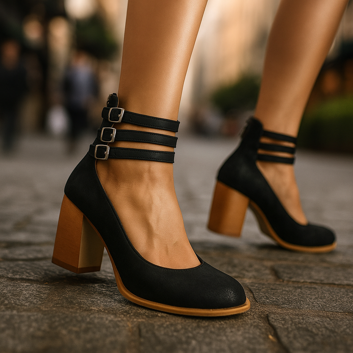 Aurelia Heels with Straps