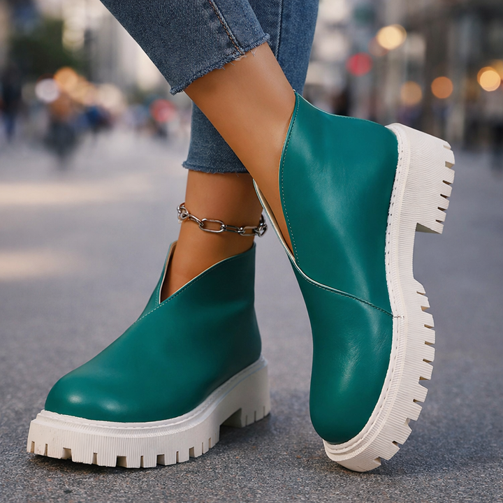 Serrena Leather Platforms