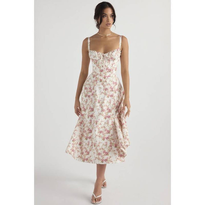 Kiana - Midi Dress with Corset