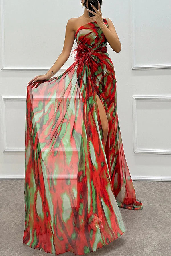 Cecelia | Dress with a Split Sleeve