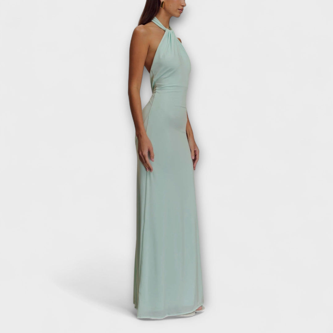 Lagune - Maxi Slinky Halter Dress