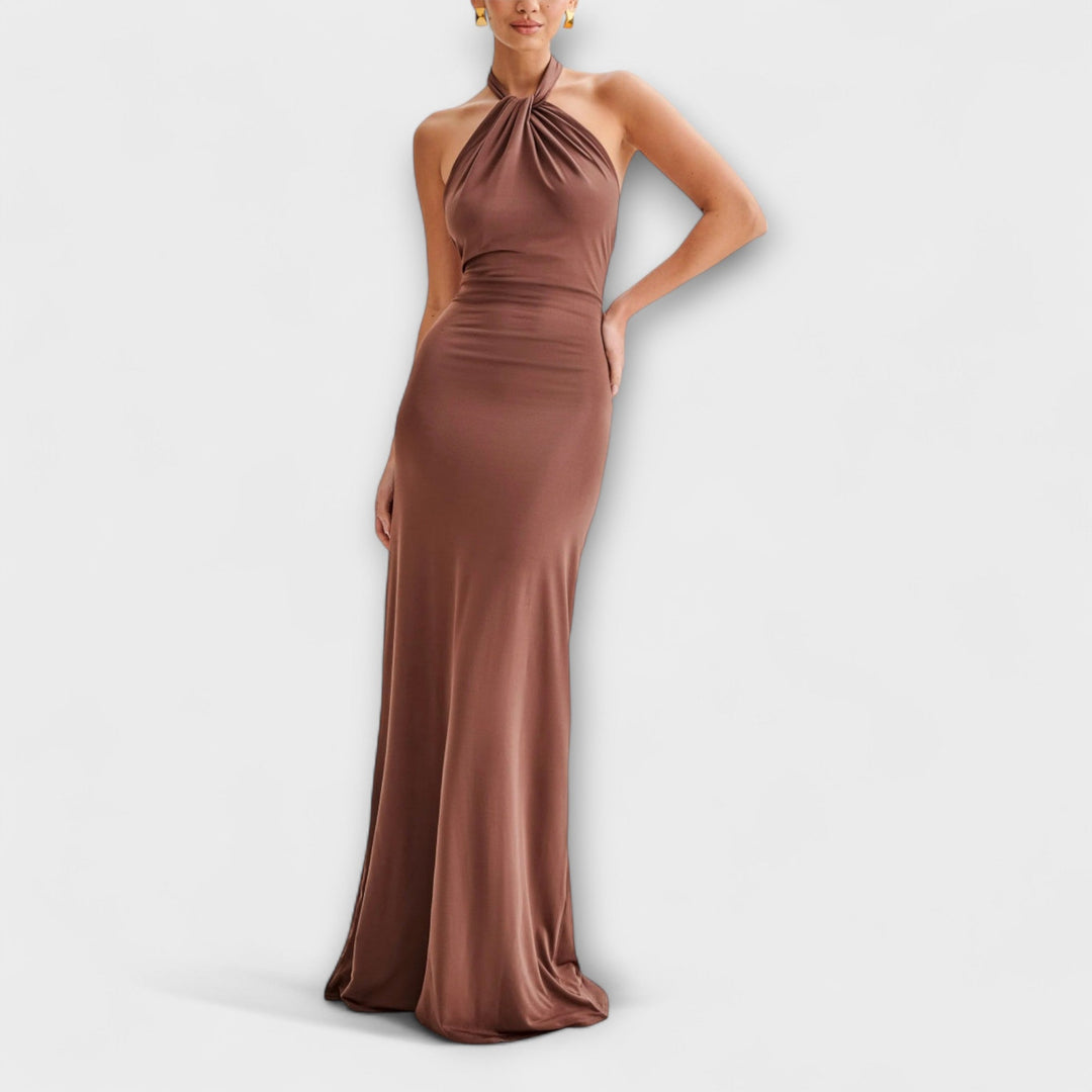 Lagune - Maxi Slinky Halter Dress