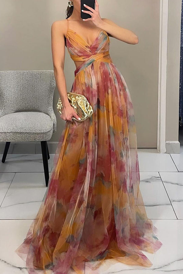 Esme – Flowing Patterned Dress