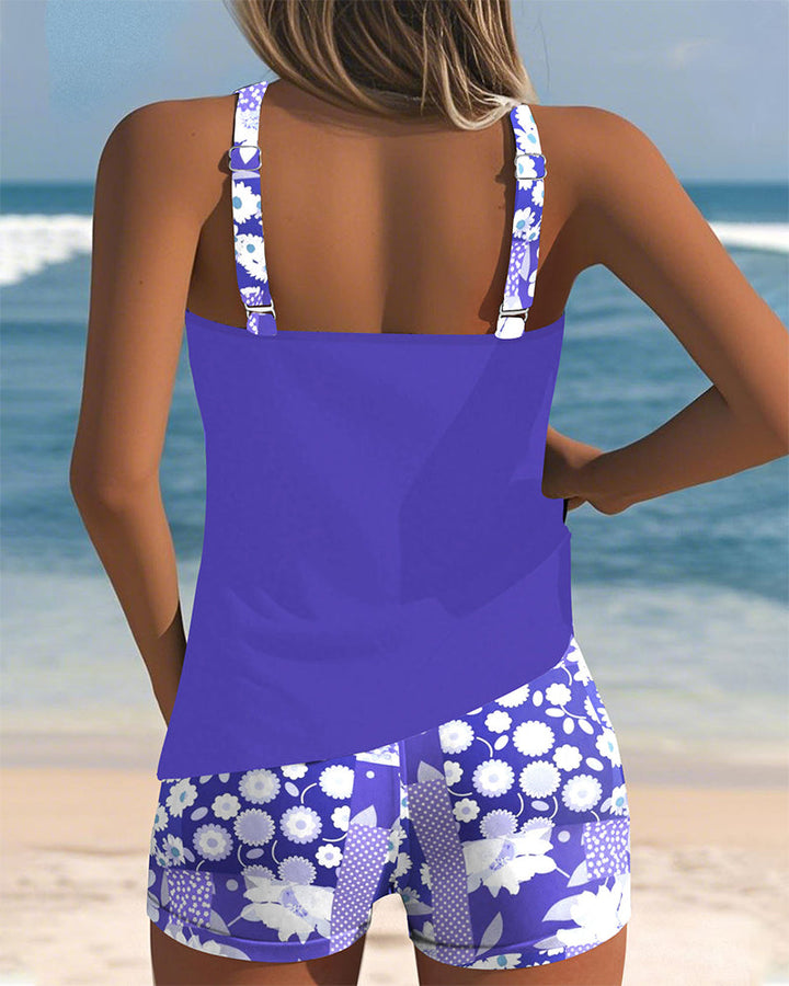 Lynne | Floral Two-Piece Swimsuit Set