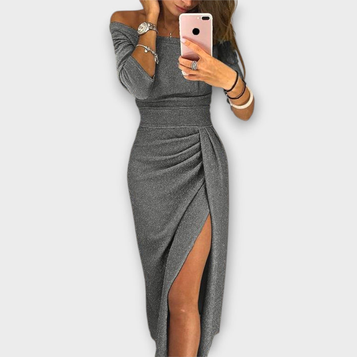 Aurora - Elegant Off-Shoulder Dress