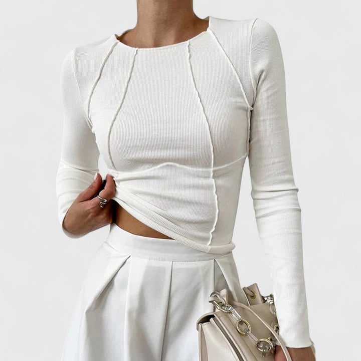 Rozminda | Comfortable Long Sleeve Blouse
