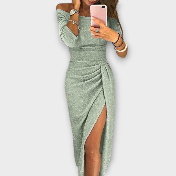 Aurora - Elegant Off-Shoulder Dress
