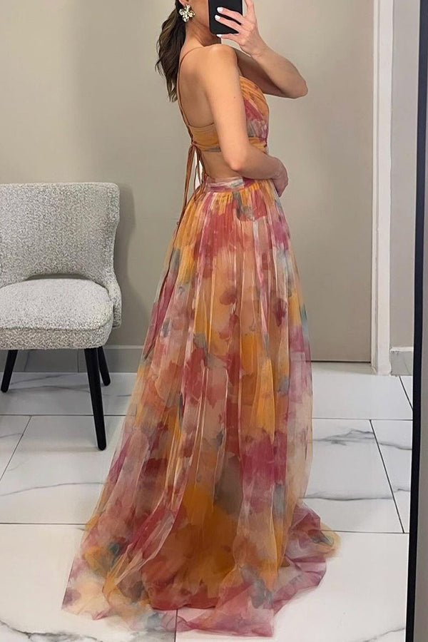 Esme – Flowing Patterned Dress