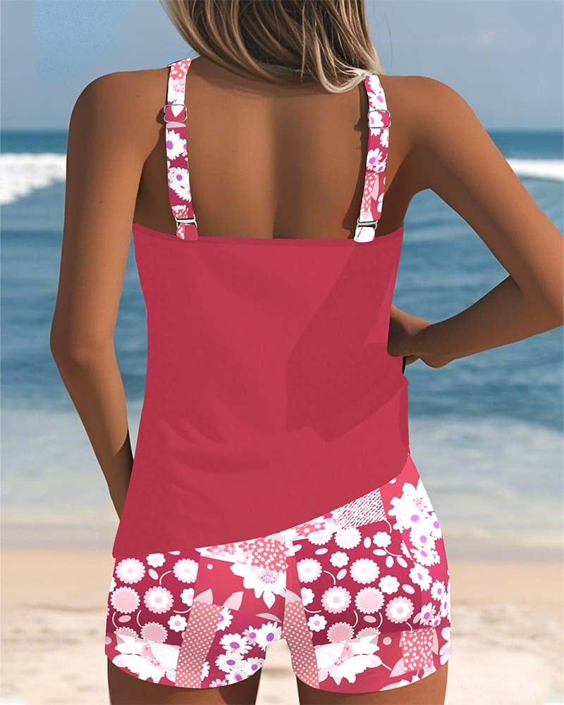 Lynne | Floral Two-Piece Swimsuit Set