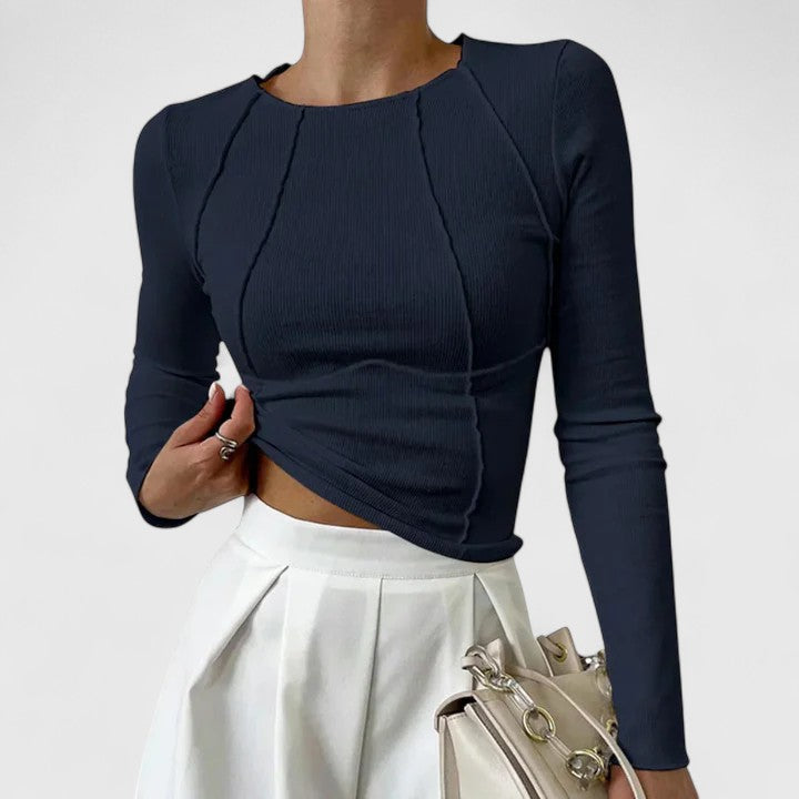 Rozminda | Comfortable Long Sleeve Blouse