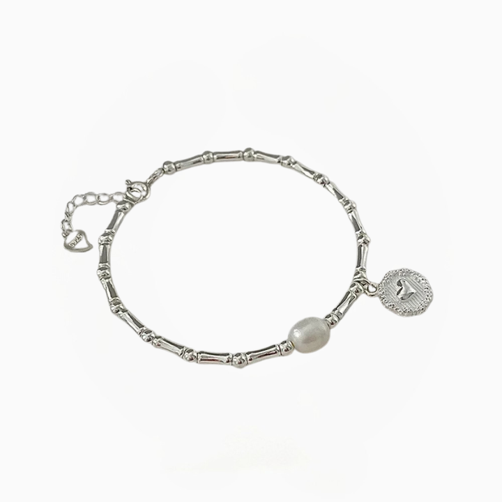 Heart Bracelet | Mother of Pearl