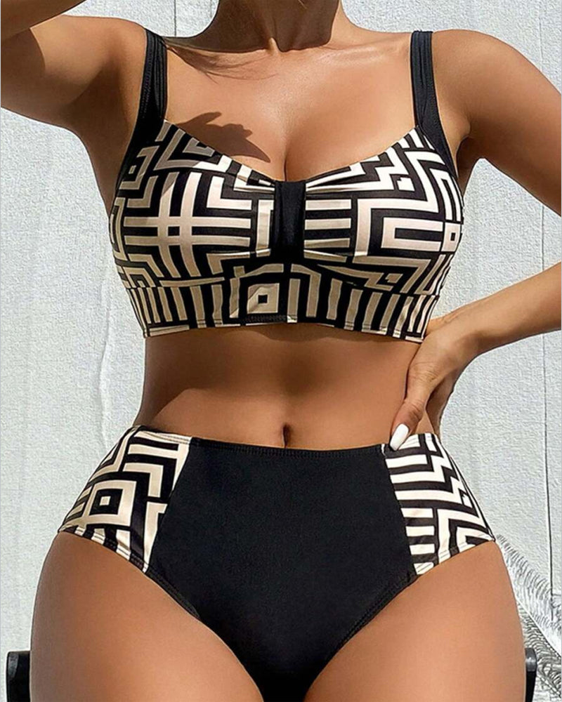 Claire | Stylish Two-Piece Bikini with Print