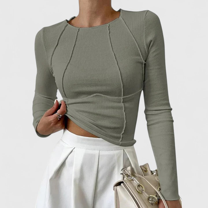 Rozminda | Comfortable Long Sleeve Blouse