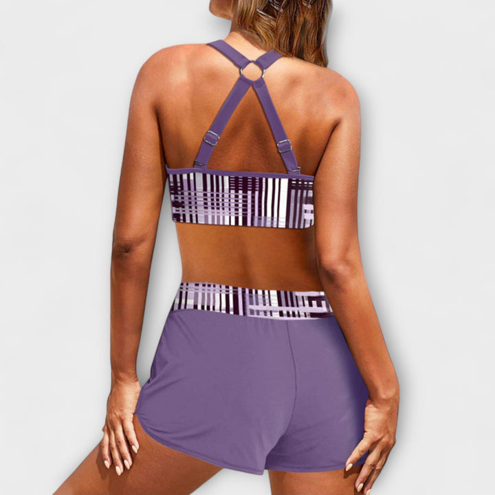 Janelle | High-Waisted Ribbed Bikini