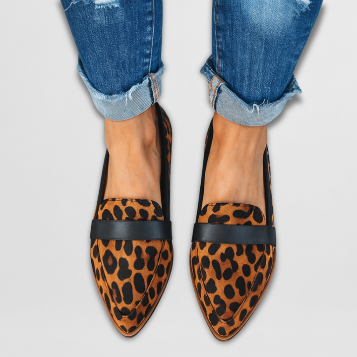 Nadia - Suede Flat Shoes