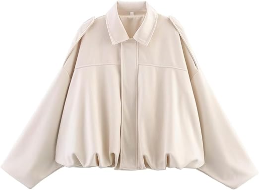 Women's Suede Lapel Pilot Cropped Jacket