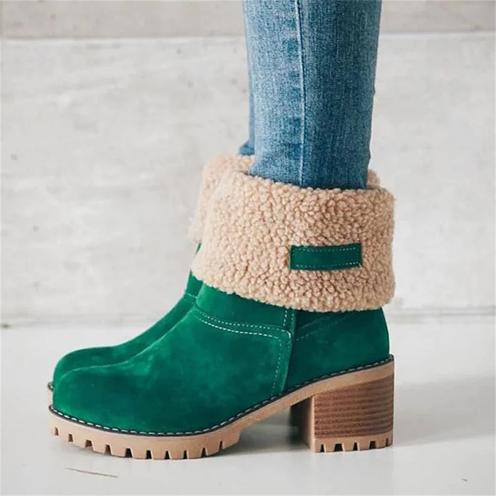 Debbs Women's Soft Waterproof Wool Lining Boots