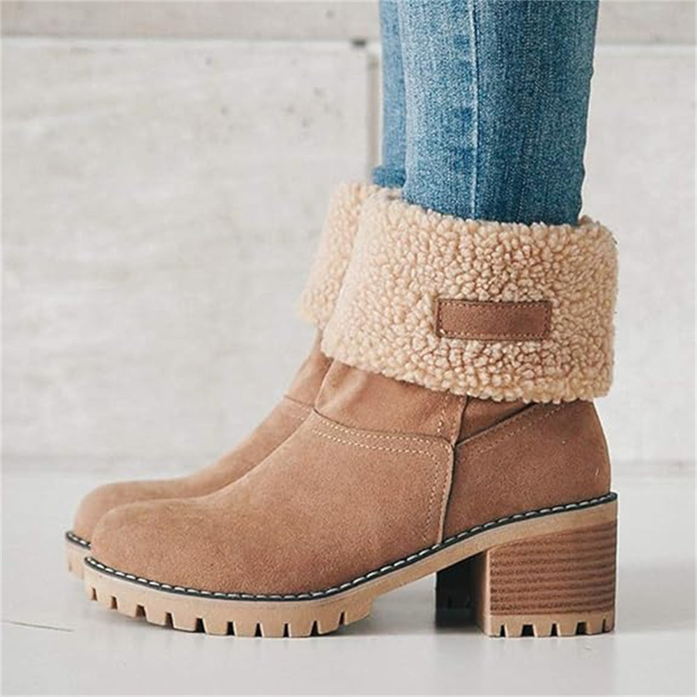 Debbs Women's Soft Waterproof Wool Lining Boots