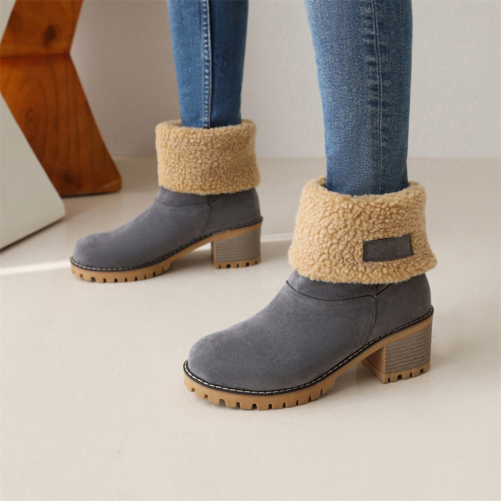 Debbs Women's Soft Waterproof Wool Lining Boots