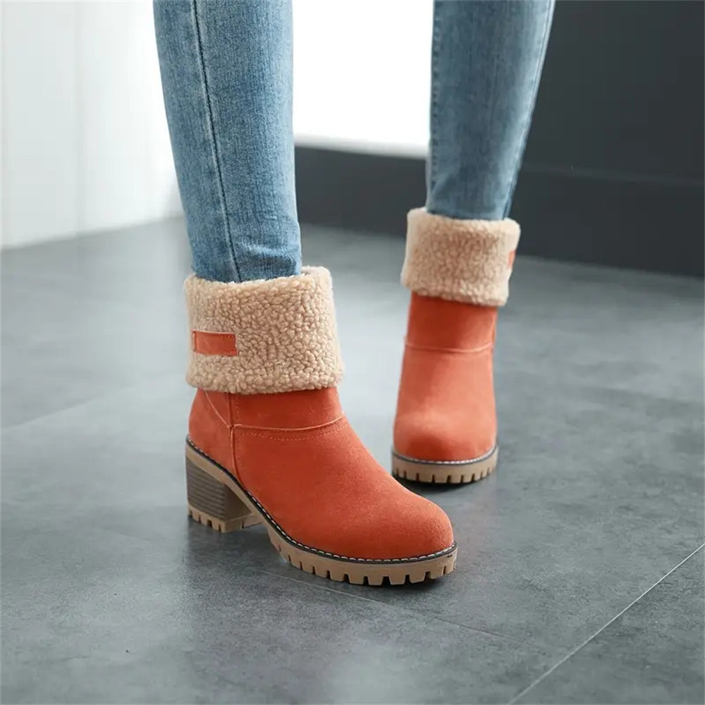 Debbs Women's Soft Waterproof Wool Lining Boots