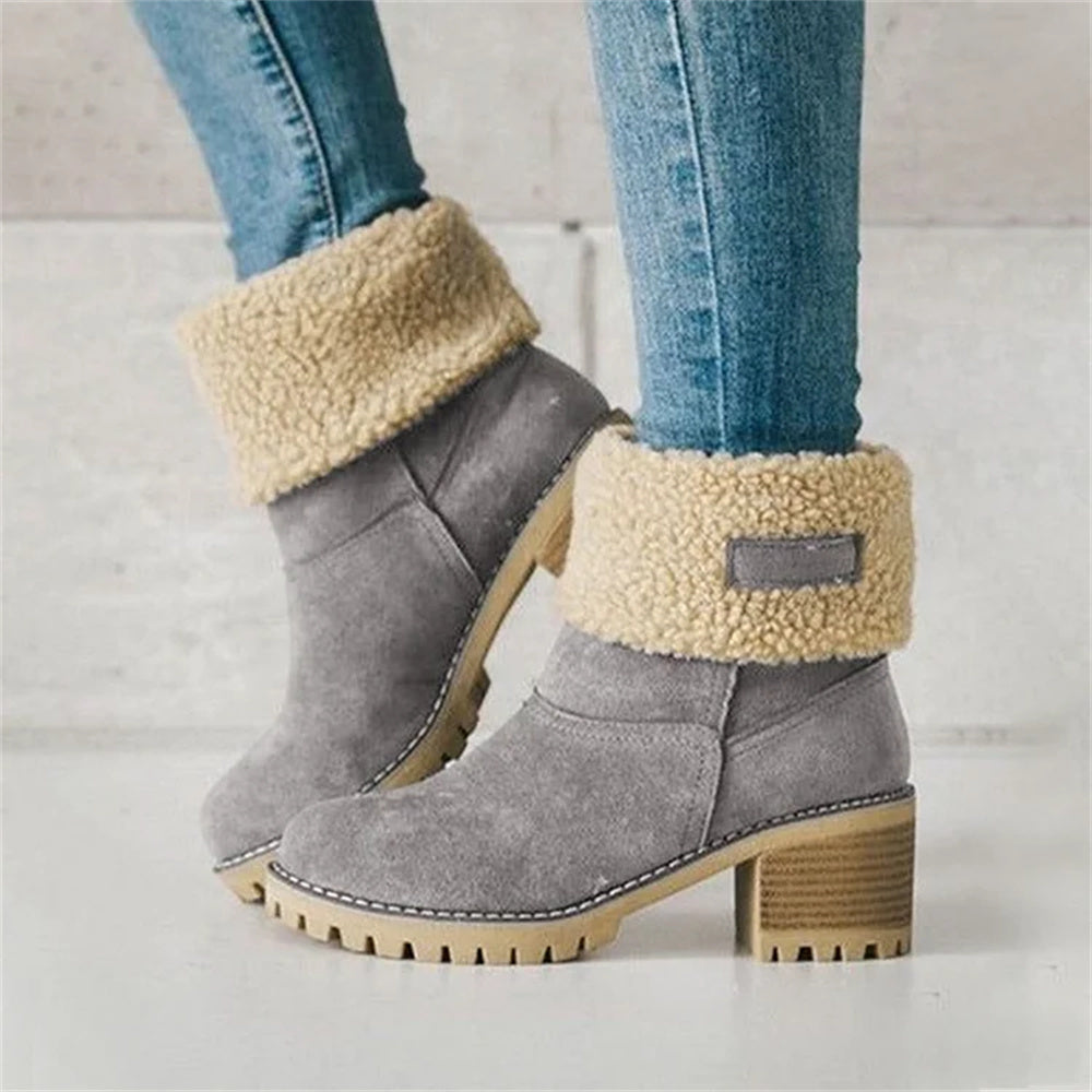 Debbs Women's Soft Waterproof Wool Lining Boots