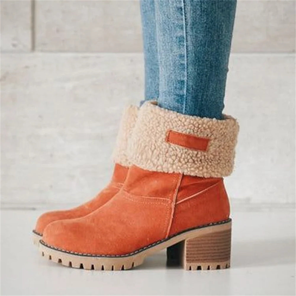 Debbs Women's Soft Waterproof Wool Lining Boots