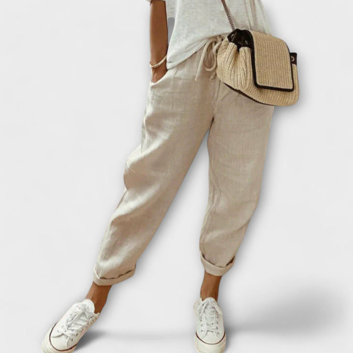 Bibi - Modern and Casual Linen Pants