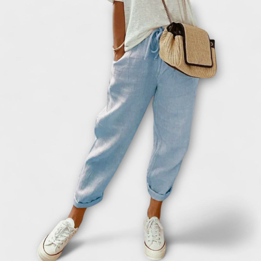 Bibi - Modern and Casual Linen Pants
