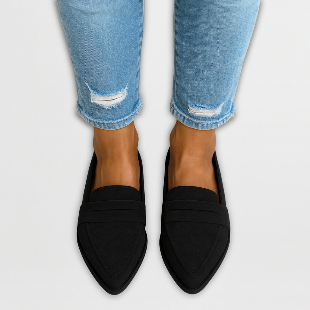 Nadia - Suede Flat Shoes