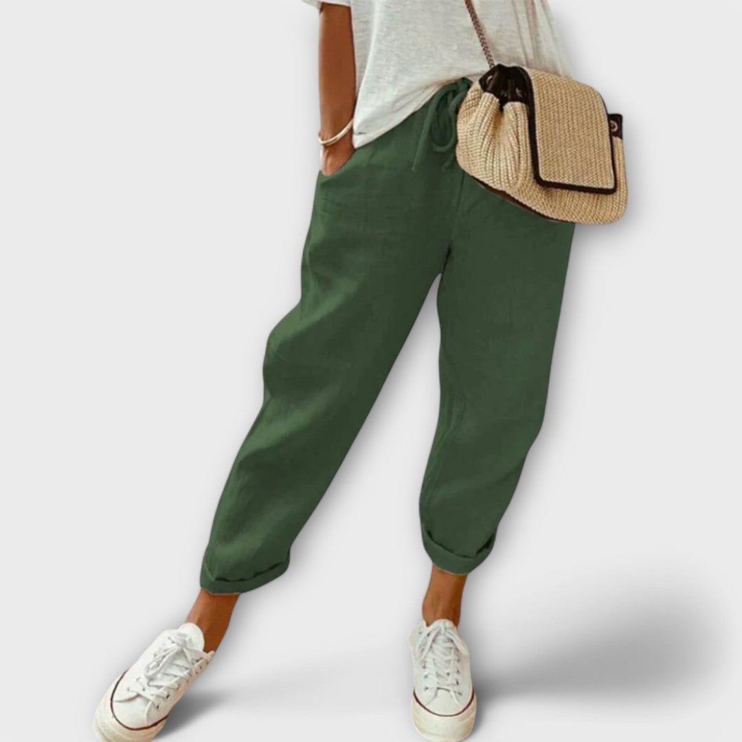 Bibi - Modern and Casual Linen Pants