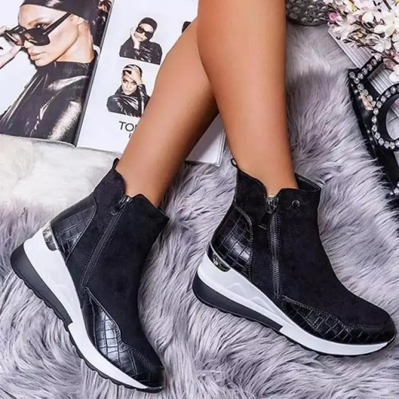 Arvani Mid-Top Sneakers