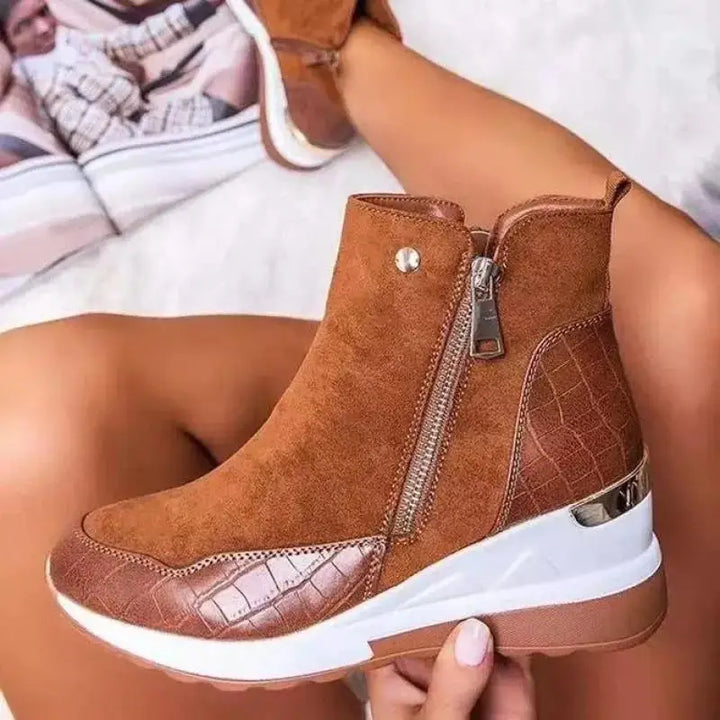 Arvani Mid-Top Sneakers