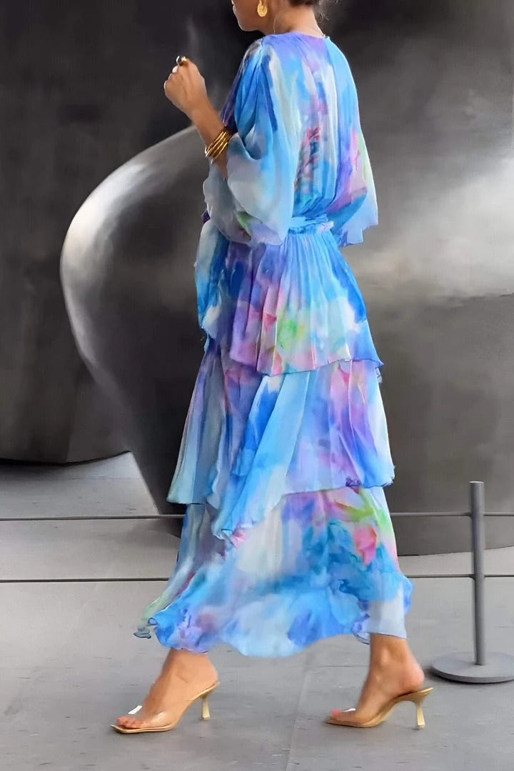 Karen - Chic Chiffon Dress