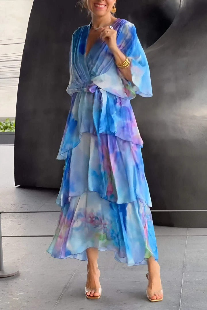 Karen - Chic Chiffon Dress
