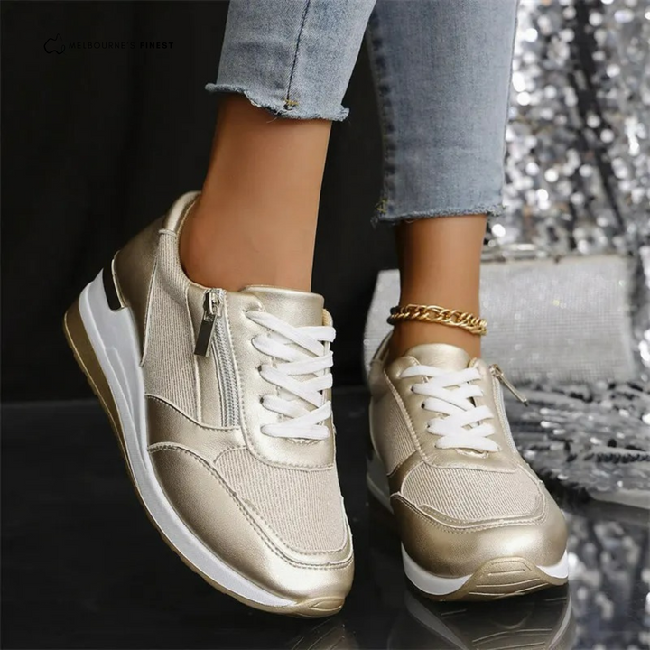 Ezra™ | Chic Sparkle Sneakers