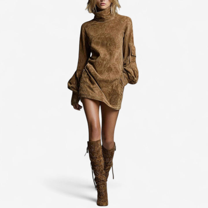 Tania™ Mini Robe with High Collar