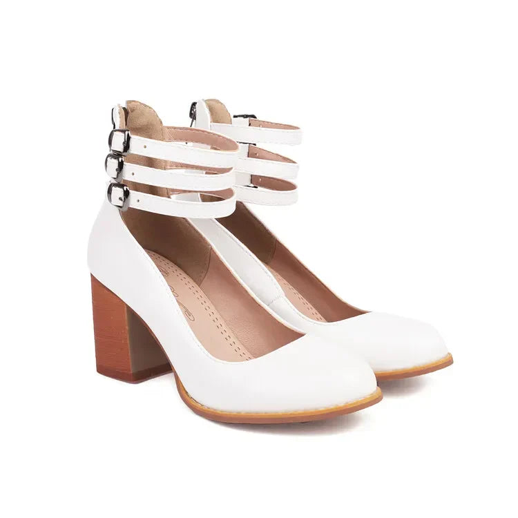 Aurelia Heels with Straps