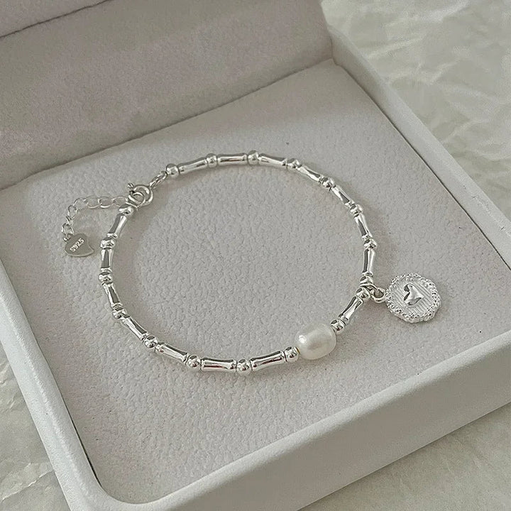 Heart Bracelet | Mother of Pearl