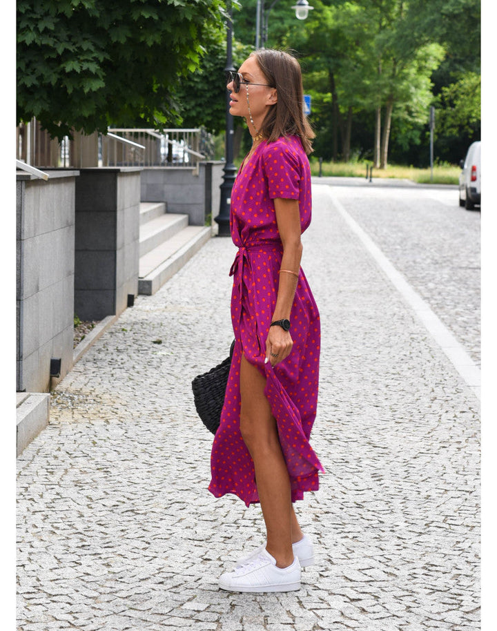 Yasmine | Stylish V-Deep Dress
