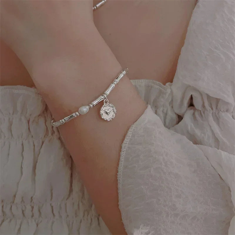 Heart Bracelet | Mother of Pearl