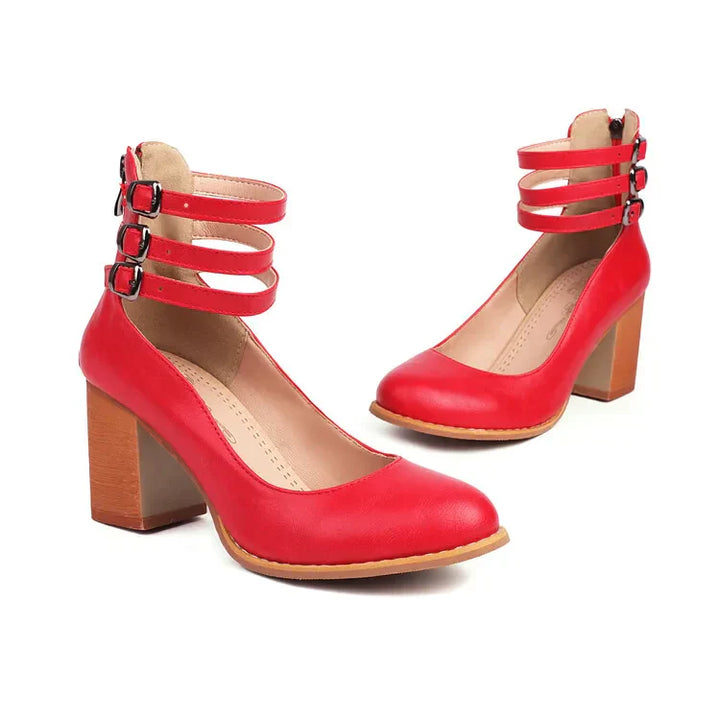 Aurelia Heels with Straps