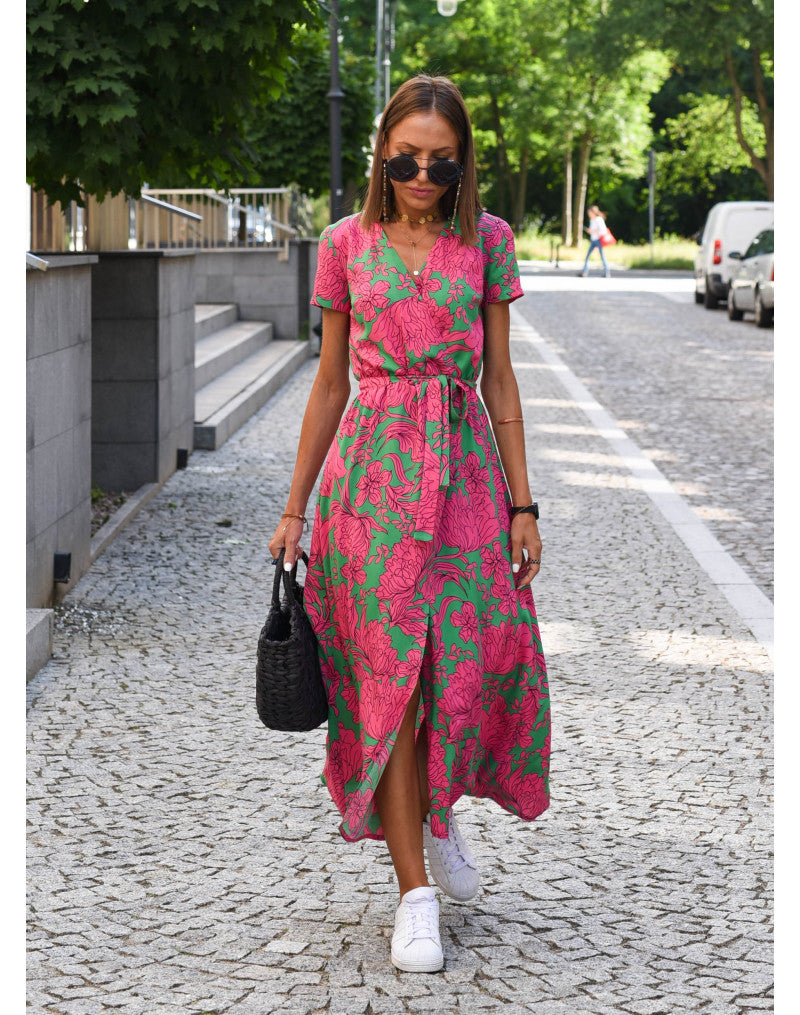 Yasmine | Stylish V-Deep Dress