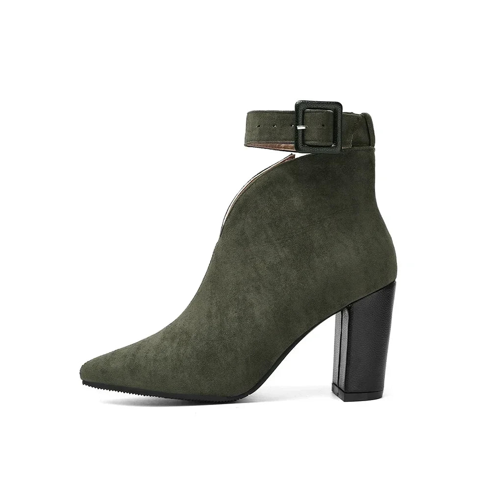 Ardena Buckle Ankle Boots
