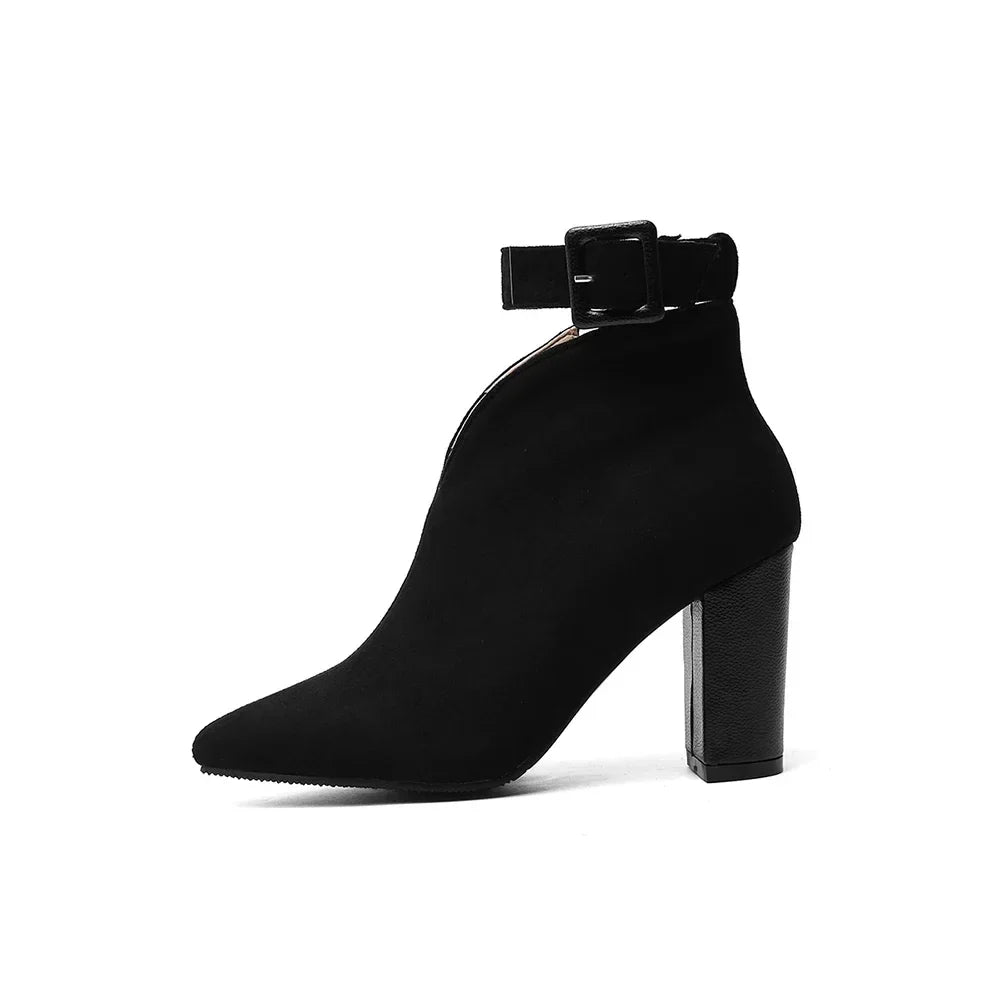 Ardena Buckle Ankle Boots