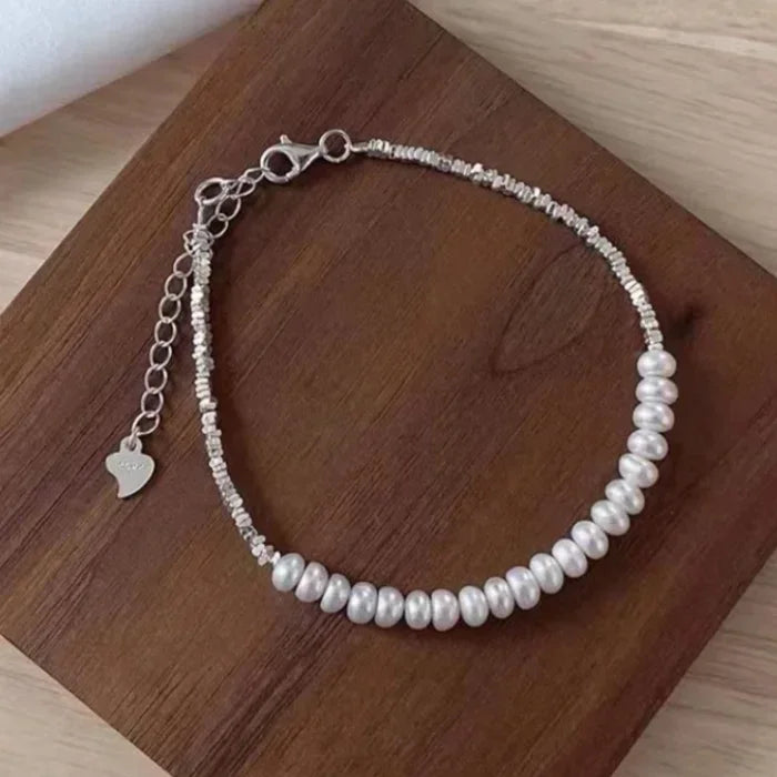 Flat Pearl Bracelet | Mother of Pearl
