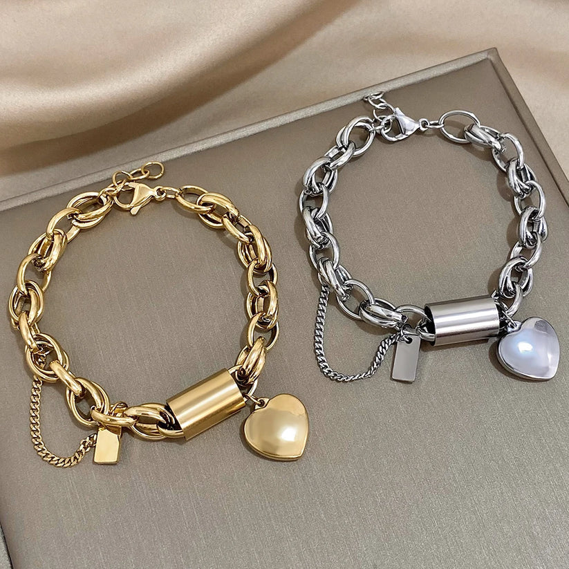 Heartened Chunky Bracelet