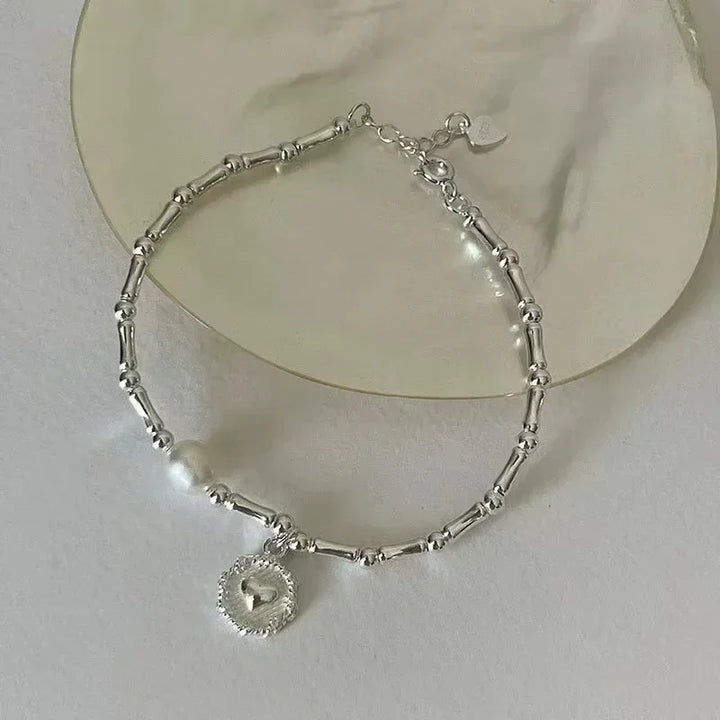 Heart Bracelet | Mother of Pearl